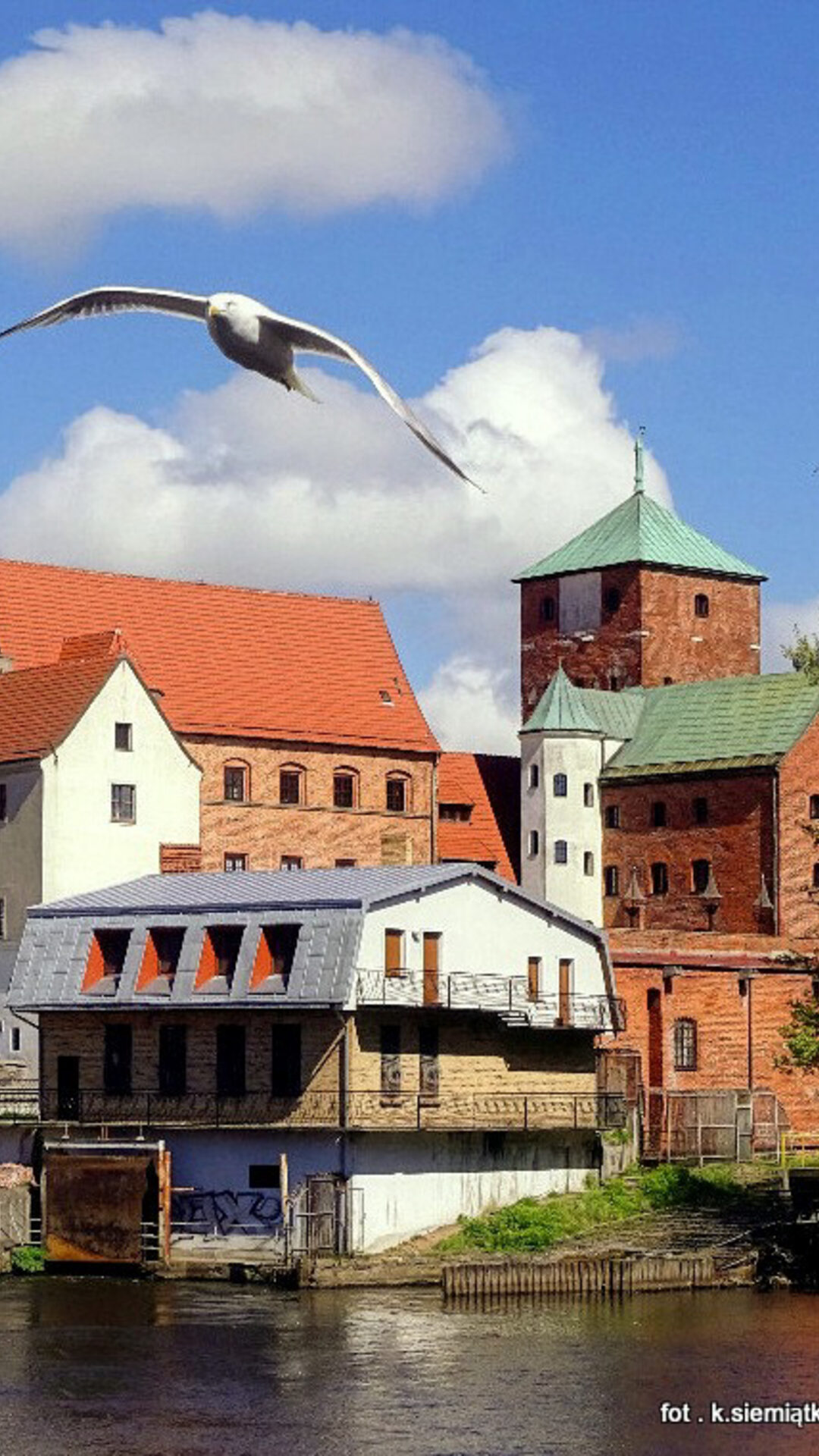 Zachód słońca nad Bałtykiem w Darłowie