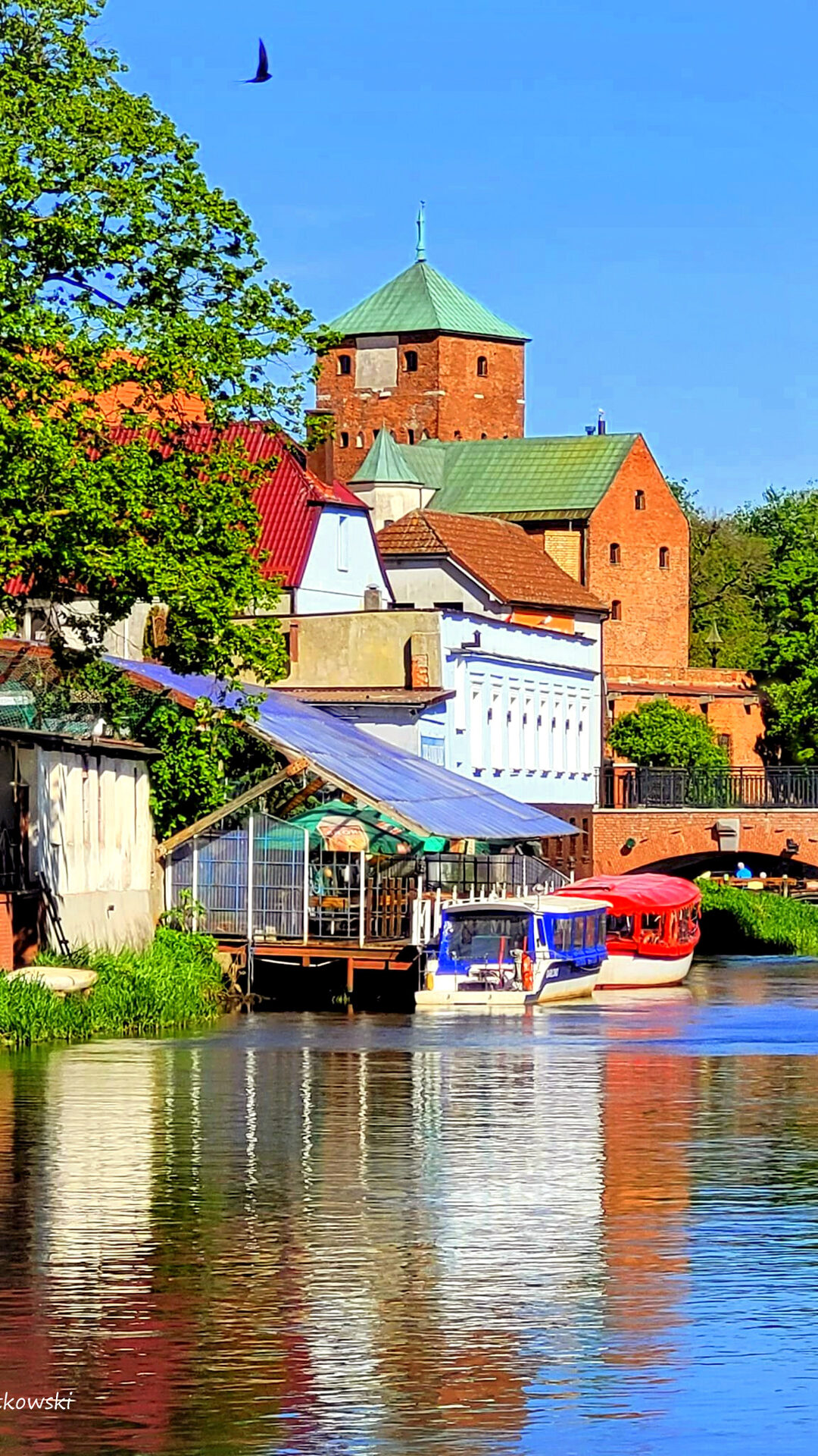 Zachód słońca nad Bałtykiem w Darłowie